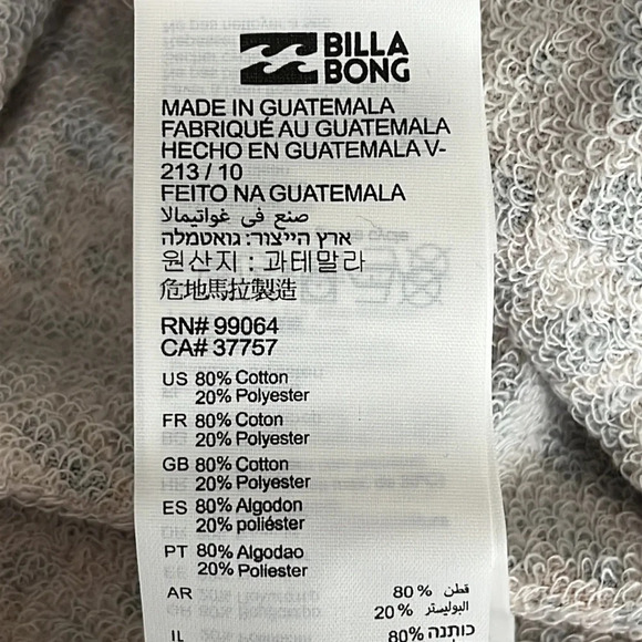 Billabong Sun Shrunk Leopard Print Sweatshirt - NWOT - Size Small (Juniors) - Picture 7 of 8